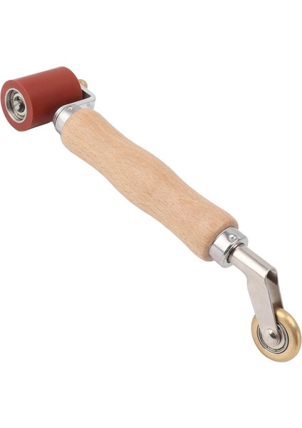40MM Duvar Kağıdı Rulo Dikiş Rulo Çelik, Ahşap Saplı Silikon Dikiş Rulo Pvc Kaynak Için Çift Kullanımlı Pirinç Tekerlek A (Yurt Dışından)