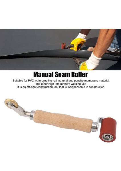 40MM Duvar Kağıdı Rulo Dikiş Rulo Çelik, Ahşap Saplı Silikon Dikiş Rulo Pvc Kaynak Için Çift Kullanımlı Pirinç Tekerlek A (Yurt Dışından) fırsatları