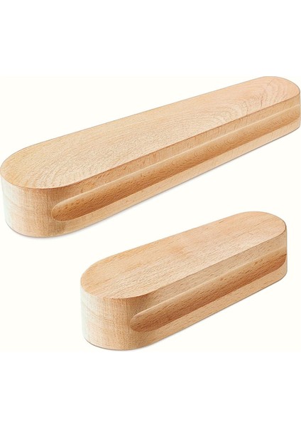 2 Paket Kayın Ağacı Terzi Klapeleri, Kumaşları Düzleştirmek ve Nokta Presleme Için Profesyonel Dikiş Aracı (12 Inç ve 7 Inç) (Yurt Dışından)