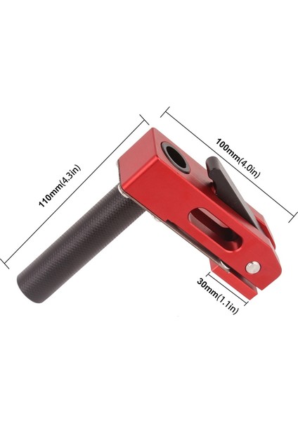 Ağaç Işleme Masaüstü Hızlı Etkili Tutun Kelepçe Hızlı Sabit Klip Ağaç Işleme Tezgahı Için 20MM Köpek Delik Aracı-Kırmızı (Yurt Dışından)