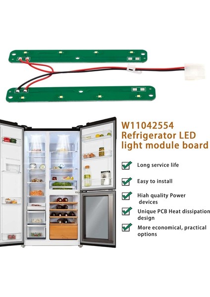 W11042554 Buzdolapları LED Işık Modülü Montaj Kartı, W11527432 W11101384 W11333374 W11387579'UN Yerini Alır (Yurt Dışından)