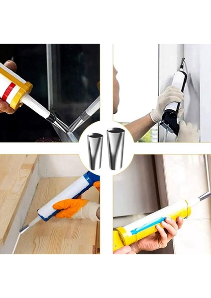 Kalafat Nozulu, 16 Pcs Paslanmaz Çelik Kalafat Nozulu Aplikatörleri, 9 Bağlantı Tabanı ile (Yurt Dışından)