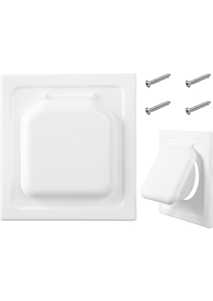 Çift Kapılı Kurutucu Havalandırma Kapağı Dış Mekan 4 Inç, Herhangi Bir Dış Mekan Havalandırma Kapağında Plastik, Tüy Toplama Ekranı Yok (Yurt Dışından) fiyatları
