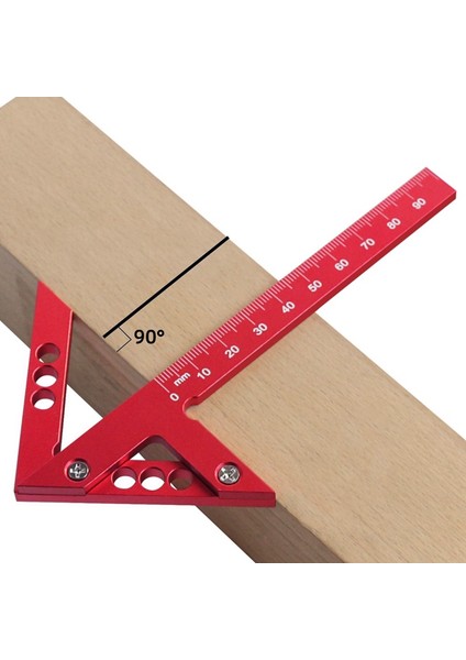 Merkezi Bulucu Ağaç Işleme Kare 45/90 Derece Sağ Açı Çizgi Ölçer Merkezi Scribe Marangoz Cetvel Ahşap Ölçme Aracı (Yurt Dışından) fiyatları