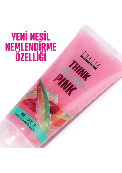 Pink Aloe Vera Özlü Nemlendirici & Canlandırıcı Yüz Peeling Jel 200 ml fırsatları