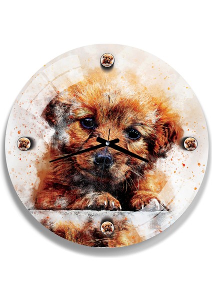 Şirin Köpek Cam Saat - 60 cm fiyatları