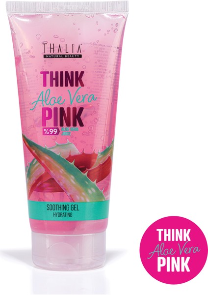 %99 Pink Aloe Vera Özlü Yatıştırmaya & Rahatlatmaya Yardımcı Vücut Bakım Jeli 200ML