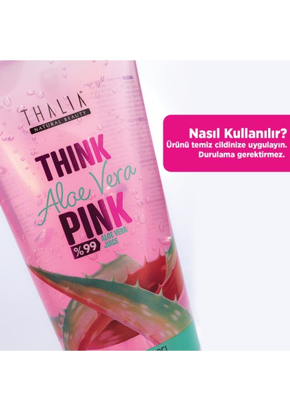 %99 Pink Aloe Vera Özlü Yatıştırmaya & Rahatlatmaya Yardımcı Vücut Bakım Jeli 200ML indirimleri