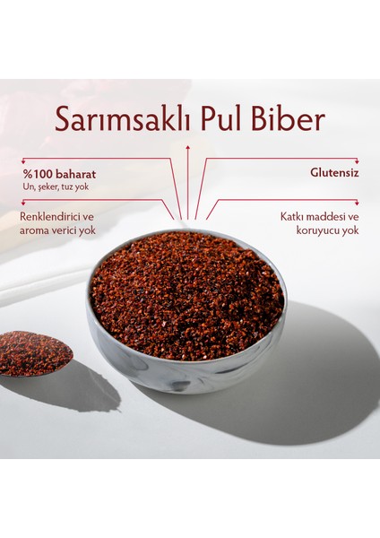 Bercekız Servet Şekerleme Sarımsaklı Pul Biber 100 gr