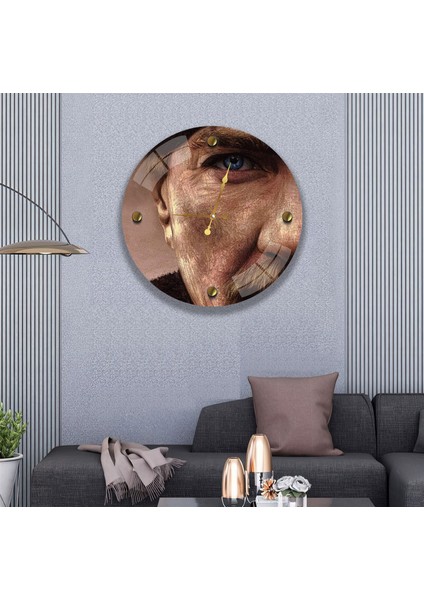 Atatürk Cam Saat - 60 cm