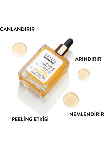 Vitamin C & Collagen Booster Özlü Vücut Serumu 50ML