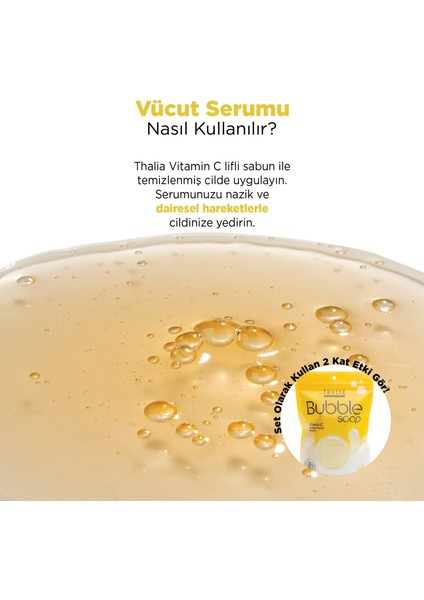 Vitamin C & Collagen Booster Özlü Vücut Serumu 50ML