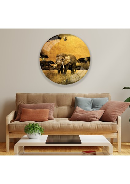 Gold Fil Cam Saat - 60 cm