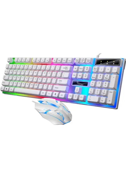 Dretech Tmk-03 Gaming Rgb Işıklı Kablolu Q Klavye ve Mause Seti