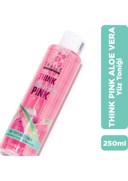 Pink Aloe Vera Özlü Sıkılaştırmaya & Yatıştırmaya Yardımcı Tonik 250ml