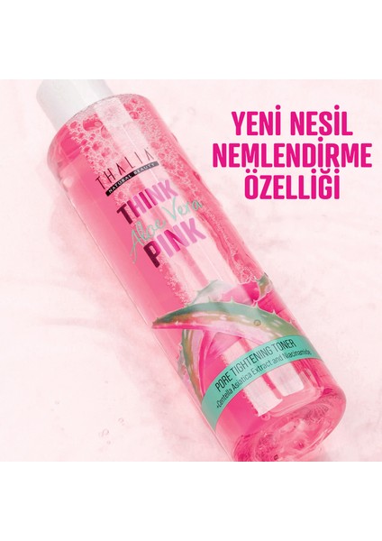 Pink Aloe Vera Özlü Sıkılaştırmaya & Yatıştırmaya Yardımcı Tonik 250ml