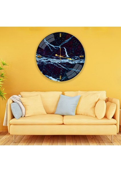 Mermer Cam Saat - 40 cm fiyatları