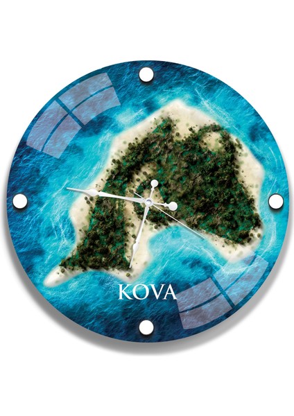 Kova Cam Saat - 40 cm