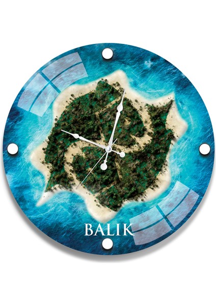 Balık Cam Saat - 60 cm fiyatları