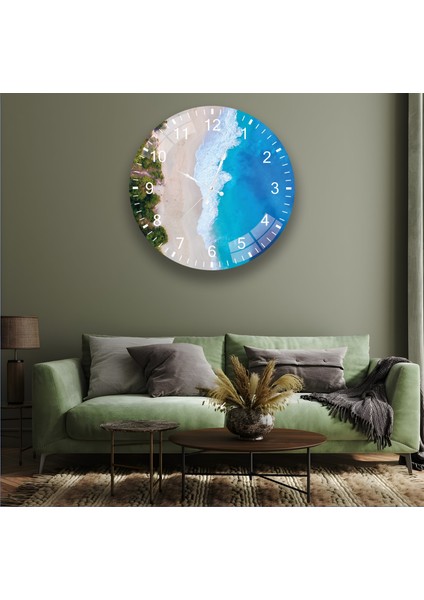Kumsal Deniz Cam Saat - 60 cm modelleri