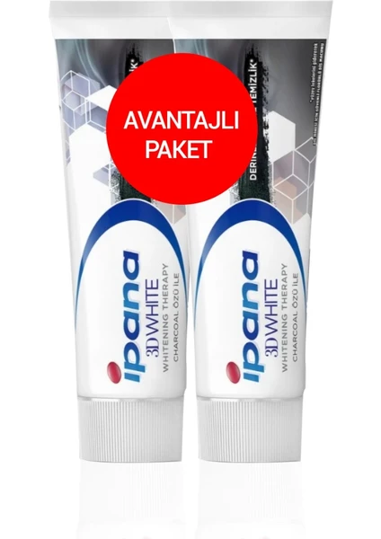 Ipana 3D White Kömür Diş Macunu 2 x 75 ml