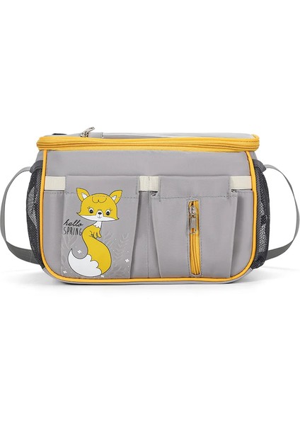 Cicibears Su Geçirmez Büyük Kapasiteli Bebek Arabası Çantası - Gri (Yurt Dışından)