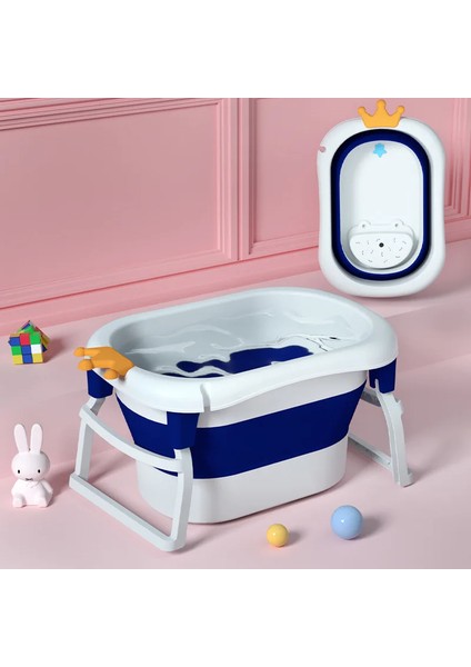 Cicibears Bebek Katlanabilir Küvet - Mavi (Yurt Dışından)
