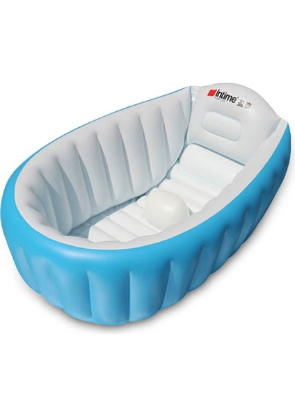 Cicibears Çocuklar Şişme Küvet Taşınabilir Mini Hava Yüzme Havuzu - Mavi (Yurt Dışından)