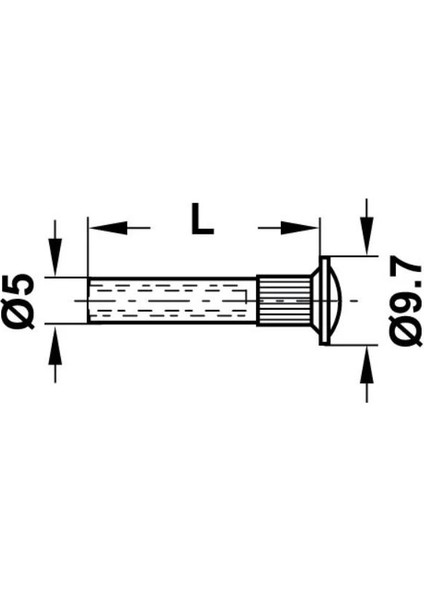 Bağlantı Vidası M4 5X27MM (10 Adet), Nikel Kaplama