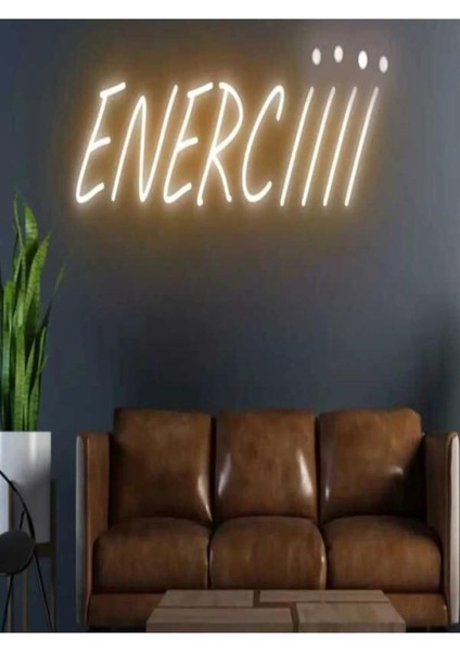 Sanec Enerciii - LED Dekoratif Duvar Aydınlatması Neon Duvar Yazısı Sihirli LED Mesajlar