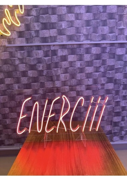 Sanec Enerciii - LED Dekoratif Duvar Aydınlatması Neon Duvar Yazısı Sihirli LED Mesajlar