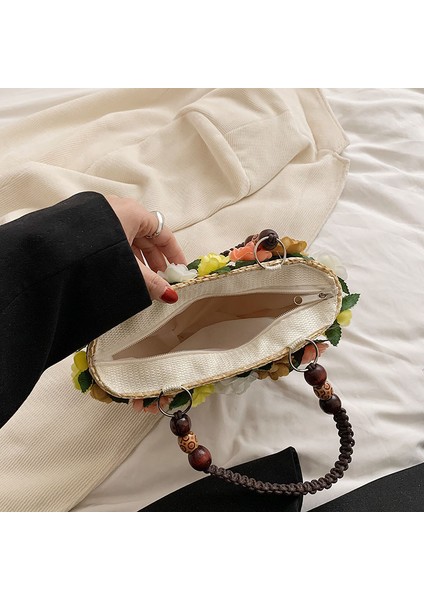 Dokuma Çanta El Tipi Plaj Çantası (Yurt Dışından)