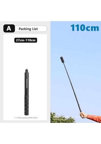 INSTA360 X3 Aksesuarları Için Bir Vamson Dönen Bullet Time Görünmez Selfie Sopa Tripod Monopod Dağı Insta 360 One X2 Gopro (Yurt Dışından)