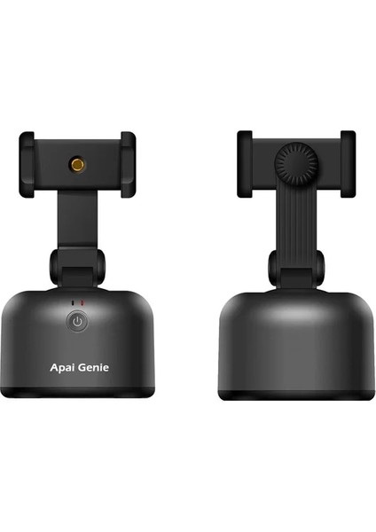 Siyah Taşınabilir Otomatik Yüz Nesne Takibi Selfie Çubuğu 360° Döndürme Akıllı Telefon Çekim Montajı Tripod Tutucular Fotoğraf Çekmek Için Vlog Canlı (Yurt Dışından)