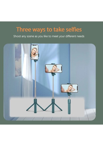 R1 Yeşil Ryra Kablosuz Selfie Sopa Tripod Katlanabilir Braketi Xiaomi Redmi Huawei IPhone Akıllı Telefon Android Ios Tutucu (Yurt Dışından) indirimleri