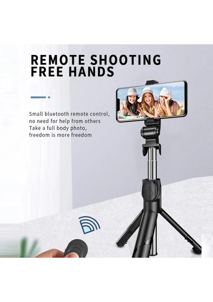 Beyaz Işık Yok 100 cm Tripod Selfie Sopa LED Işık ile Telefon Mobil Lamba Hücre Tutucu Akıllı Telefon Standı Teleskopik Monopod Bluetooth Pau Selfy Çubuk (Yurt Dışından) indirimleri