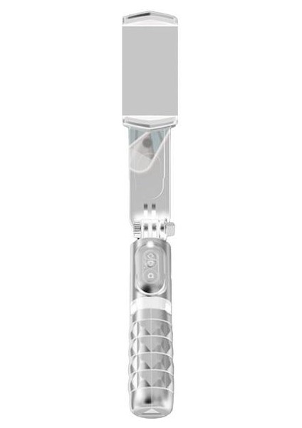Beyaz 1 Takım Dayanıklı Güçlendirilmiş Destek Kablosuz Telefon Tripod Kaymaz Selfie Standı Dış Mekan Için 72 Cm'ye Uzatılabilir (Yurt Dışından)