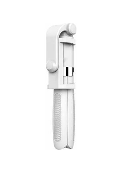 Beyaz Electop Bluetooth Selfie Çubuğu Tripodlu Plastik Alaşım Kendinden Yapışkanlı Selfiestick Telefon Selfie Çubuğu Iphone Samsung Huawei Için (Yurt Dışından)