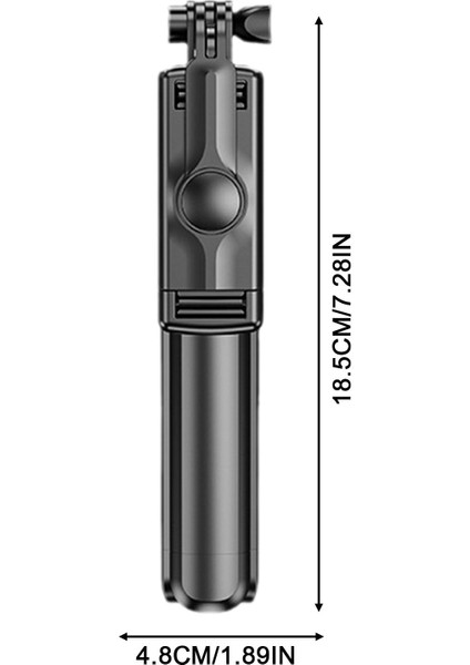 Taşınabilir Bluetooth Selfie Çubuğu Geri Çekilebilir Çok Fonksiyonlu Telefon Tutucu Tripod Xiaomi IPhone 13 14 Için Uzaktan Kumanda ile (Yurt Dışından) modelleri