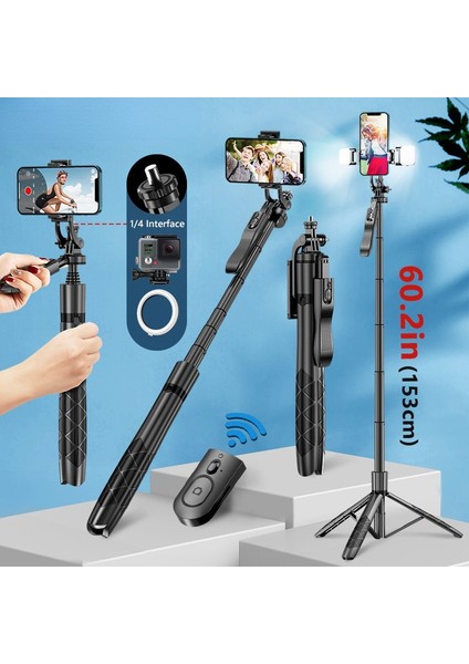 Light L16 ile 1530MM Çerçeveli Selfie'ler Için Kameralar Monopod ve Gopro Kamera Sporları Akıllı Telefon ve Akıllı Telefonlar Için (Yurt Dışından)