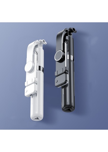 Beyaz Işıklı Kablosuz Bluetooth Selfie Çubuğu Tripod Dolgu Işığı Uzaktan Xiaomi Huawei Ios Android Akıllı Telefon Monopod Deklanşör (Yurt Dışından)