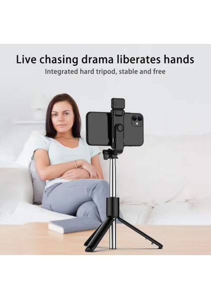 Yeşil R1/R1S Kablosuz Bluetooth Selfie Çubuğu Katlanabilir Mini Tripod Ios Android Için Uzaktan Kumanda ile Genişletilebilir Monopod (Yurt Dışından)