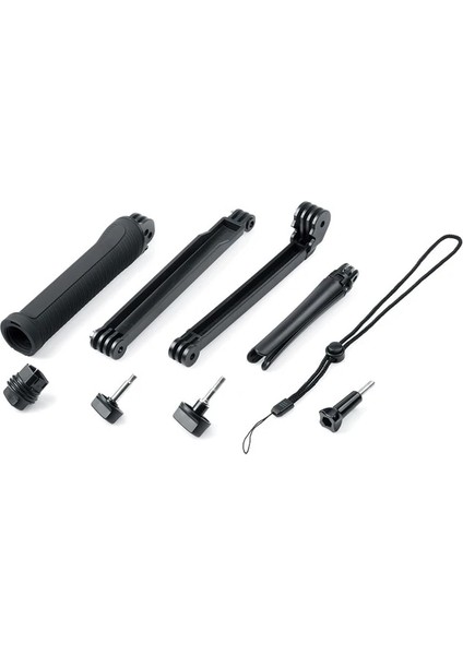 Siyah Selfie Sopa Ayarlanabilir Bar Kavrama Kolu Selfie Sopa Monopod Kamera Tripodu Go Pro Hero Için ZHH2830/S1 Gopro 3 In 1 3 Yollu (Yurt Dışından)