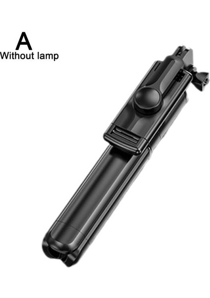 Işık Yok Bluetooth Uyumlu Selfie Çubuğu Cep Telefonu Tutucu Işık Kolu ile Geri Çekilebilir Taşınabilir Çok Fonksiyonlu Tripod Telefon Için (Yurt Dışından)