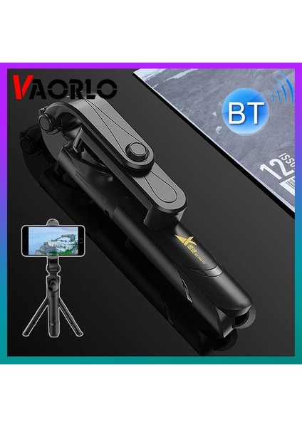 Turuncu Taşınabilir Kablosuz Selfie Çubuğu Bluetooth Uzaktan Kumanda 3 In 1 Entegre Zamanlayıcı Tripod Cep Telefonu Braketi Canlı Braketi (Yurt Dışından) fiyatları
