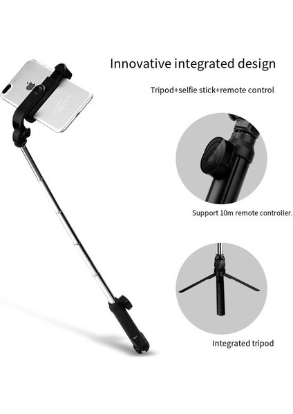 Beyaz 1 Adet Bluetooth Uyumlu 4.0 Teleskopik Selfie Çubuğu 360 Derece Döndürme Akıllı Telefon Tutucu Uzaktan Kumanda Fotoğraf Tripod (Yurt Dışından) fiyatları