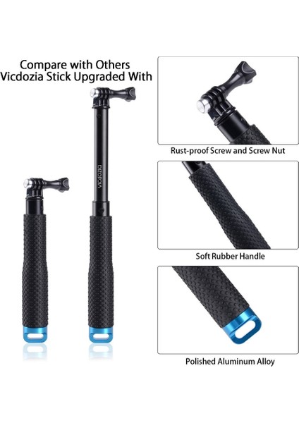 Yeşil Su Geçirmez El Kavrama Ayarlanabilir Selfie Sopa El Monopod Geekpro Gopro Hd Hero 6 5 4 3 + 3 2 1 Xiaomi Yi Için (Yurt Dışından)