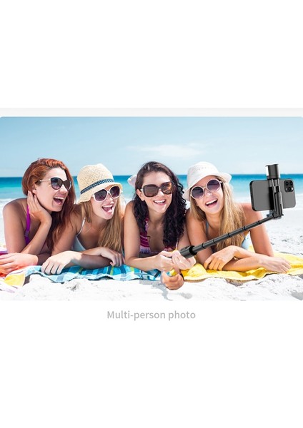 Işık Yok Mikrofon Yok Fgclsy 2023 Yeni Alüminyum Gizli Kablosuz Selfie Çubuğu Bluetooth Deklanşör Monopod Telefon Tripod Canlı Yayın Için Dolgu Işığı ile (Yurt Dışından)