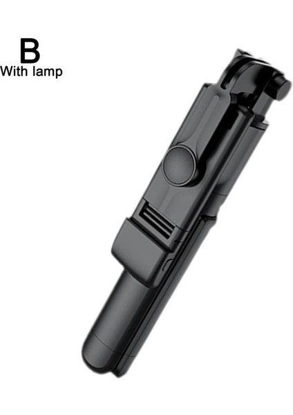 Işık ile Bluetooth Uyumlu Selfie Çubuğu Cep Telefonu Tutucu Işık Saplı Geri Çekilebilir Taşınabilir Çok Fonksiyonlu Tripod Telefon Için (Yurt Dışından)