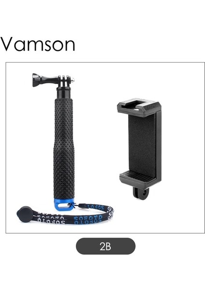 VP403B Vamson Gopro 11 10 9 8 7 6 Alüminyum Uzatılabilir Kutup Selfie Sopa Monopod Tripod Bağlama Aparatı Gopro Hero 11 Için INSTA360 Yi Için (Yurt Dışından)
